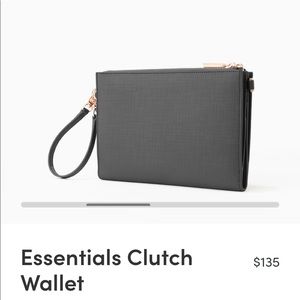 NWT Dagne Dover Essentials Clutch Wallet Graphite